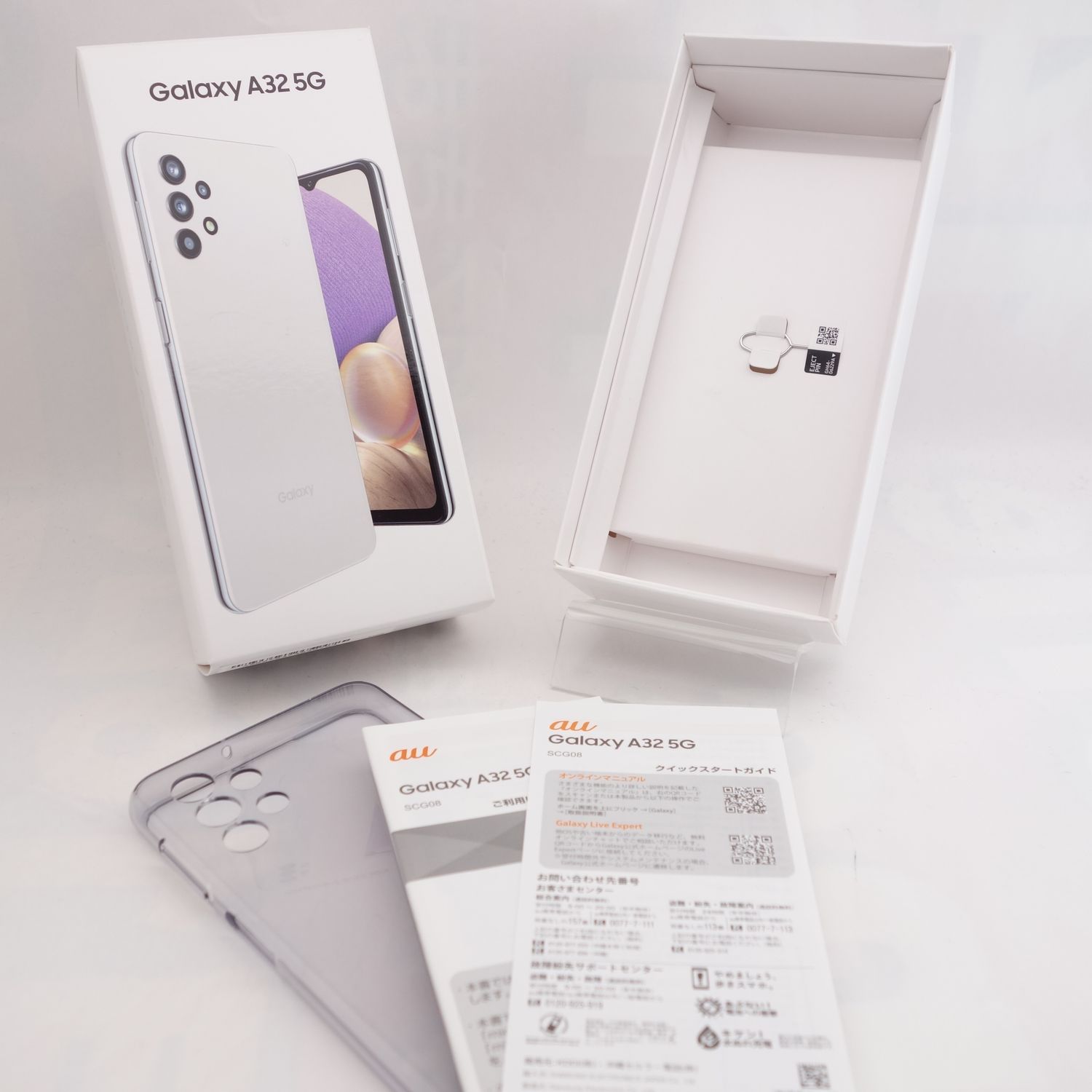 ムスビー｜【SIMフリー】Galaxy A32 5G SCG08 オーサムホワイト 新品未 