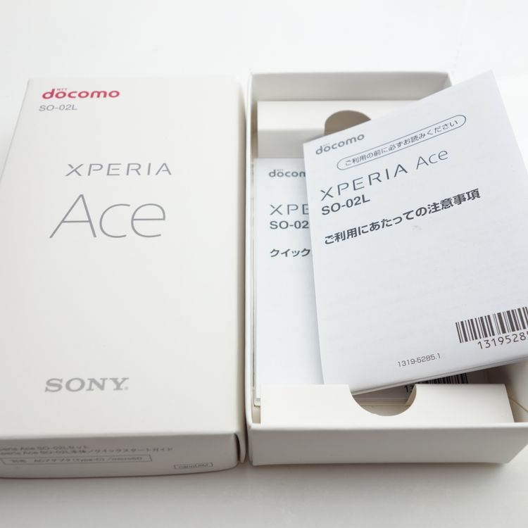 ��SIM�ե꡼��Xperia Ace SO-02L �ۥ磻�� �������¡� docomo��