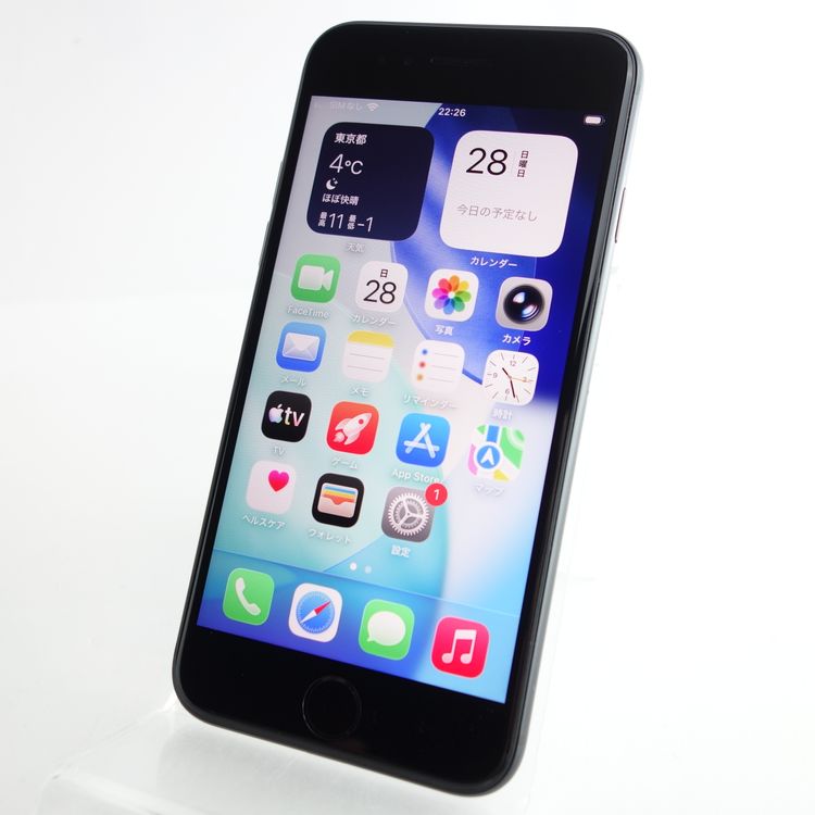 ��SIM�ե꡼��iPhoneSE2 64GB �֥�å� ����91�� �������¡�