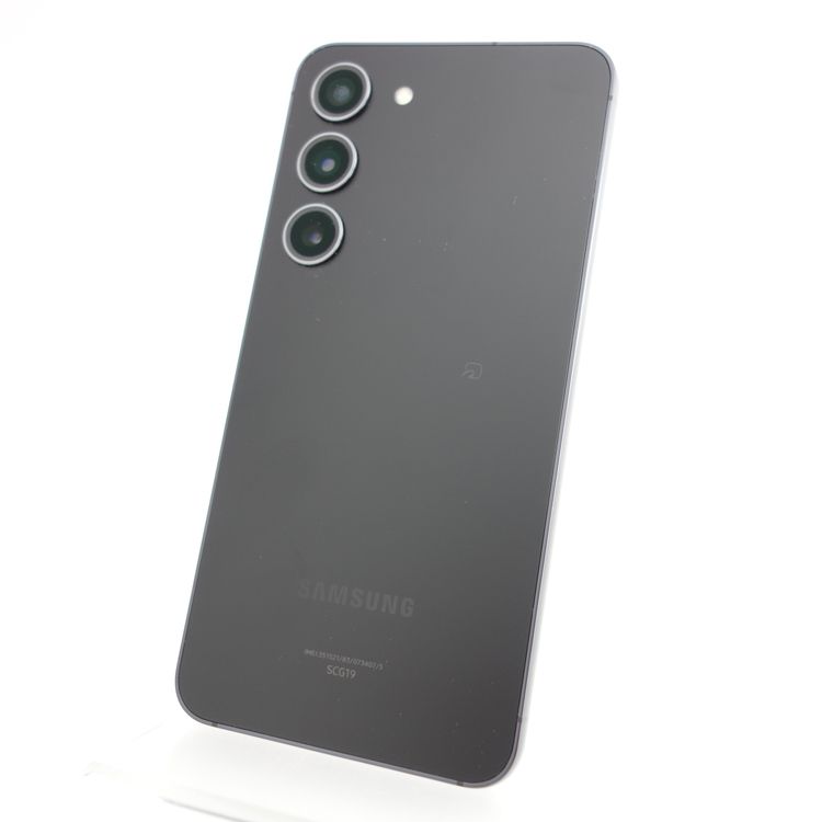 【SIMフリー】Galaxy S23 SCG19 ファントムブラック 利用制限〇 au版