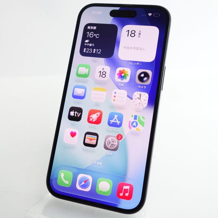 ��SIM�ե꡼��iPhone15 128GB �֥�å� ����86% Apple���ȥ���