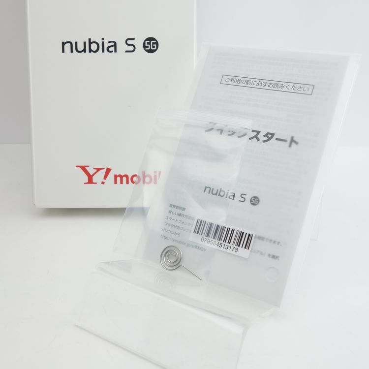 ��SIM�ե꡼��nubia S 5G A403ZT �ۥ磻�� �������¡� Y!mobile��