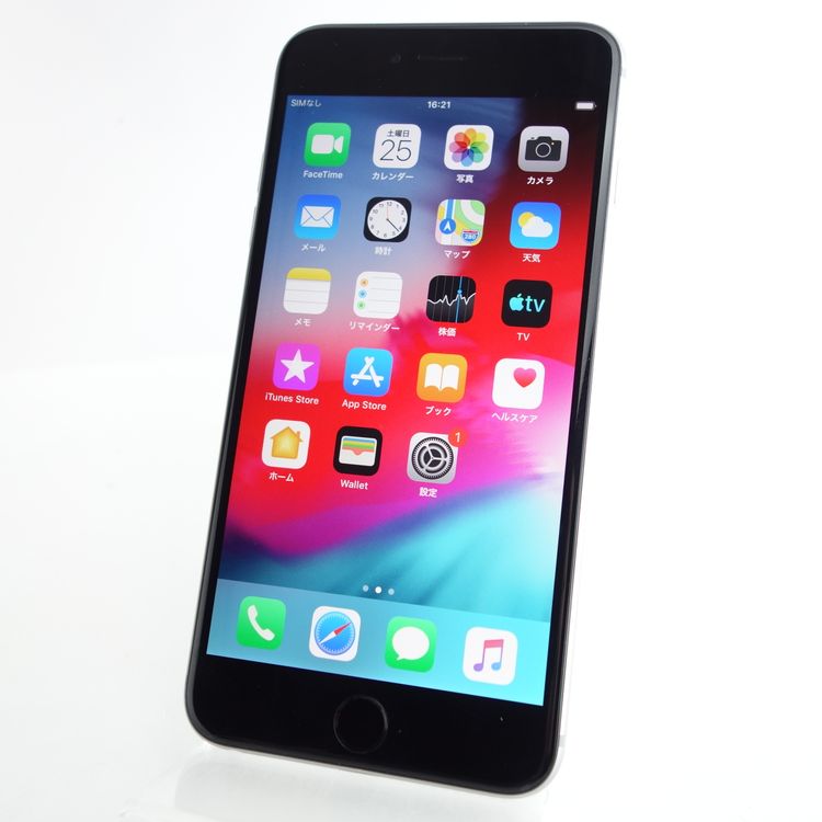 【au】iPhone6 Plus 64GB スペースグレイ 電池100% 利用制限〇