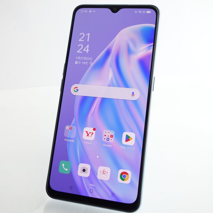 ��SIM�ե꡼��OPPO Reno3 A A002OP �ۥ磻�� �������¡� Y!mobile��