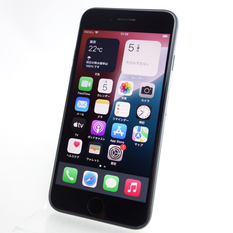 ��SIM�ե꡼��iPhoneSE2 128GB �֥�å� ����81�� �������¡�