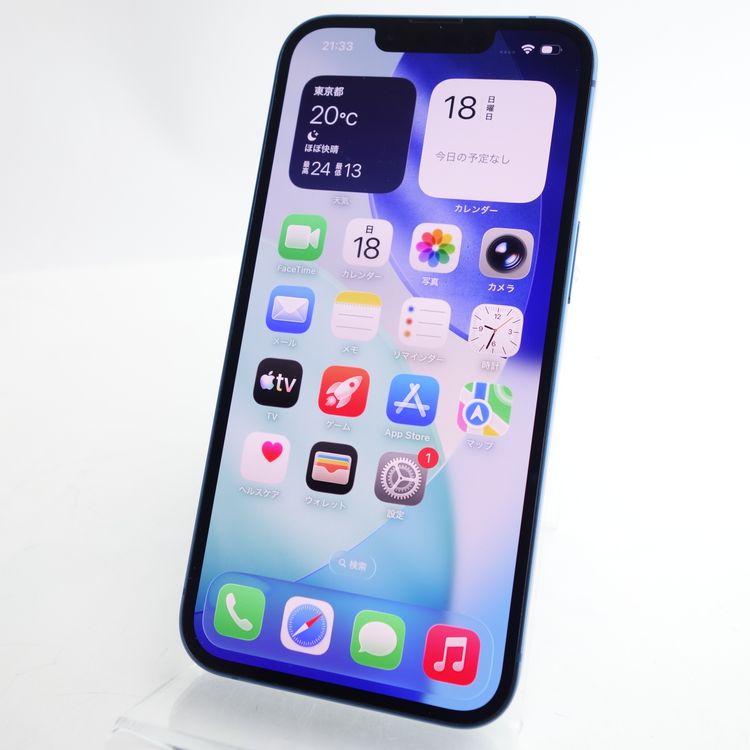 ��SIM�ե꡼��iPhone13 128GB �֥롼 ����85�� �������¡�
