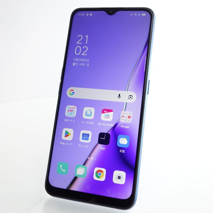 ��SIM�ե꡼��OPPO A5 2020 CPH1943 �֥롼 �������¡� UQmobile��