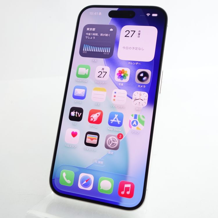 ��SIM�ե꡼��iPhone15 Pro 256GB �ۥ磻�ȥ����˥��� ����86�� ���ȥ���