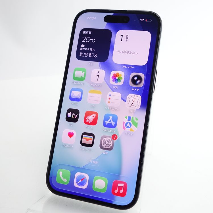 ��SIM�ե꡼��iPhone15 128GB �֥�å� ����84% Apple���ȥ���