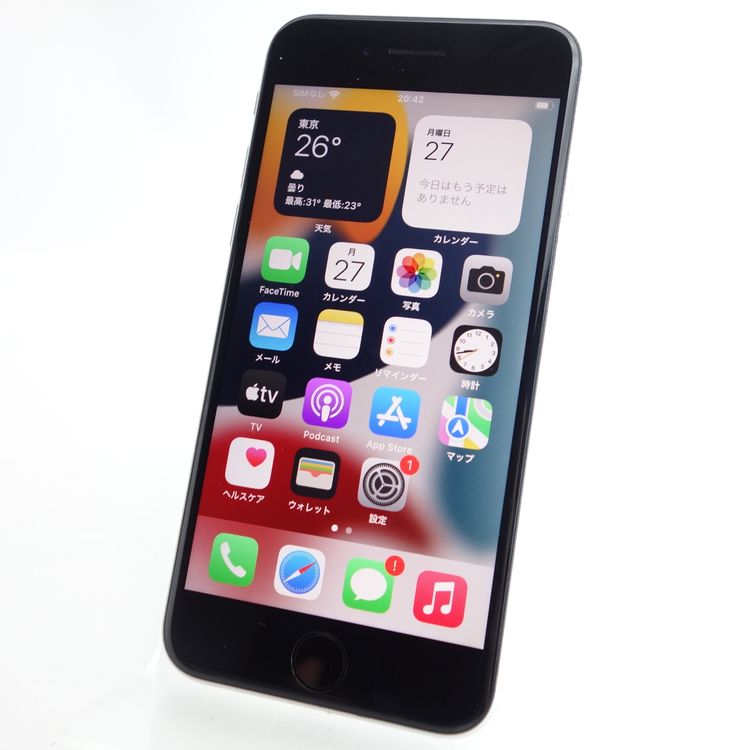 ��SIM�ե꡼��iPhoneSE2 64GB �ۥ磻�� ����87�� �������¡�