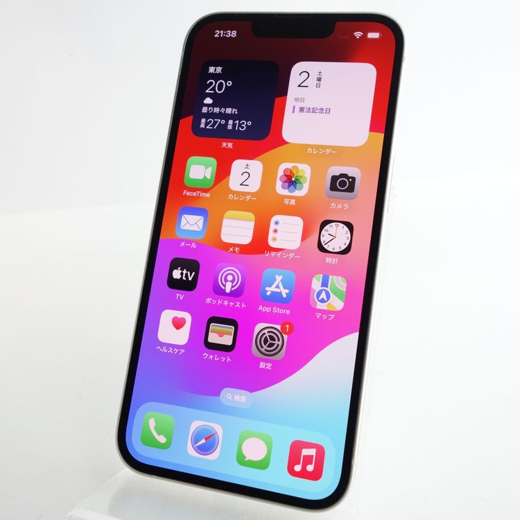 ��SIM�ե꡼��iPhone13 128GB �������饤�� ����87�� ���������ݾ�