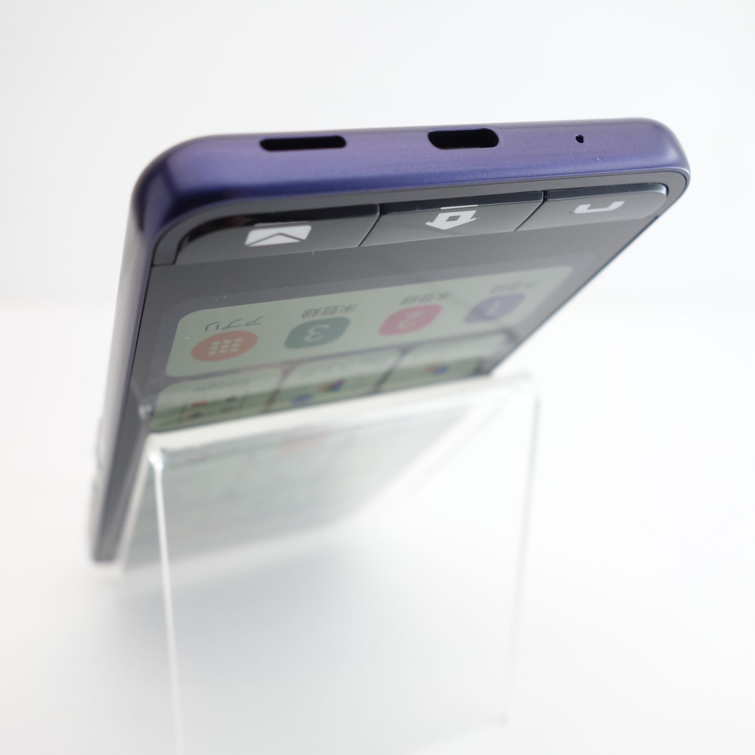 ムスビー｜【SIMフリー】BASIO active2 SHG12 ネイビー 利用制限保証 