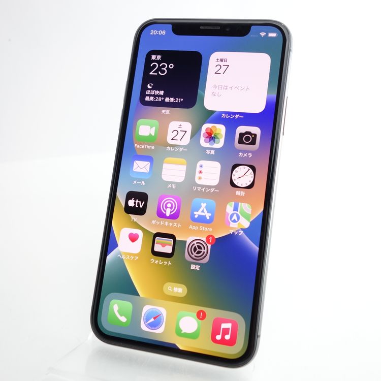 SIMե꡼iPhoneX 256GB ڡ쥤 100 ¡