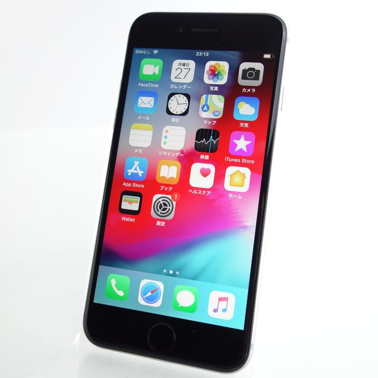 【au】iPhone6 16GB スペースグレイ 電池93% 利用制限〇