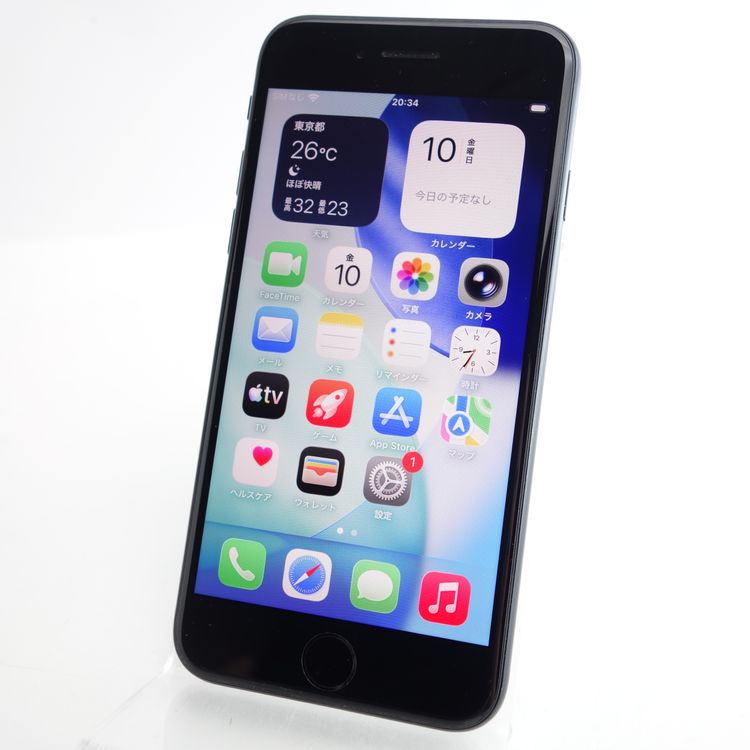 ��SIM�ե꡼��iPhoneSE2 64GB �֥�å� ����90�� �������¡�