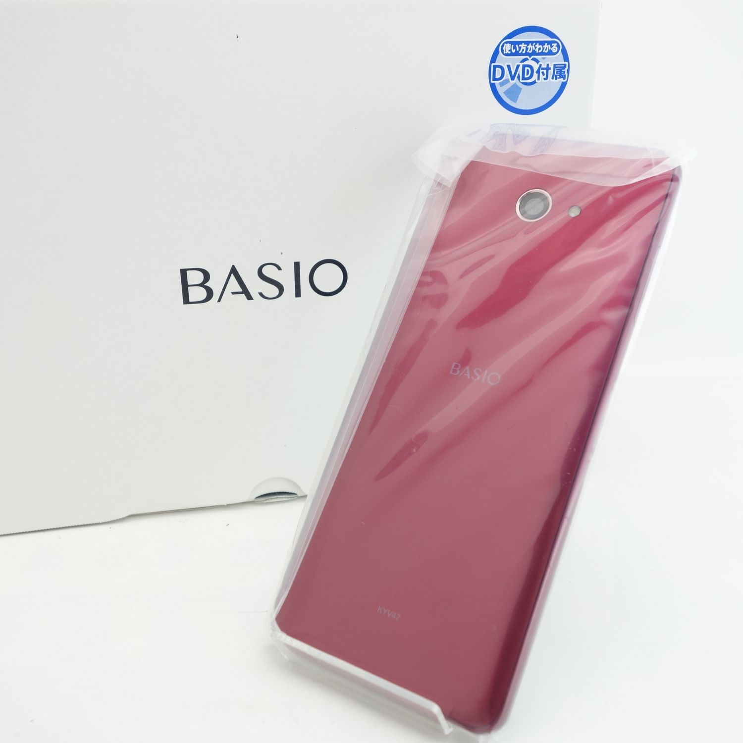 ムスビー｜【SIMフリー】BASIO 4 KYV47 ワインレッド 利用制限〇 au版 