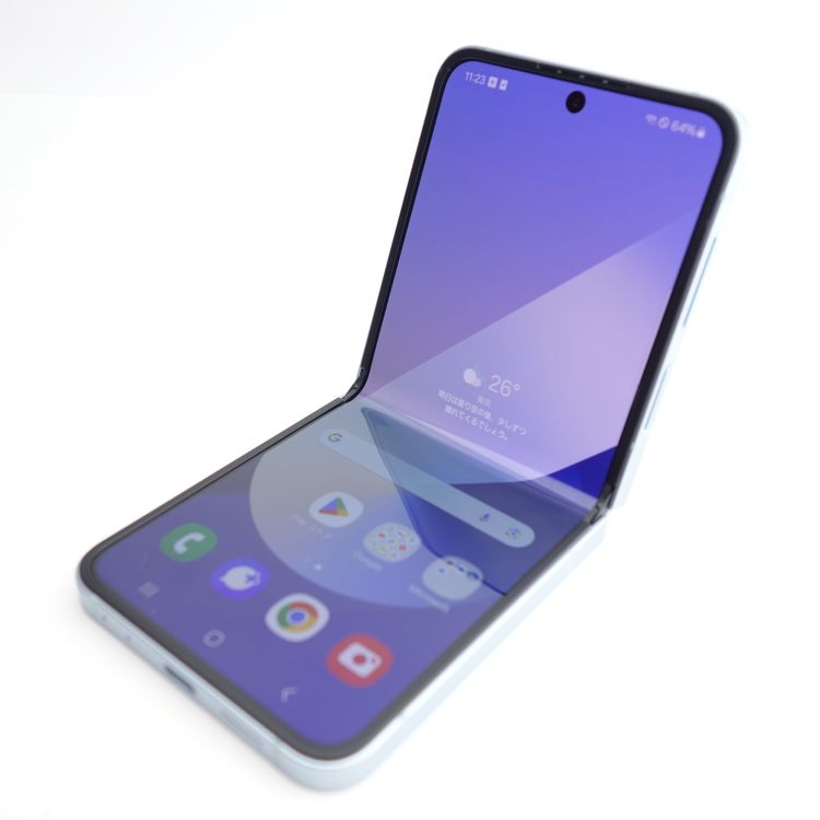��SIM�ե꡼��Galaxy Z Flip6 256GB SCG29 �֥롼 �������¡� au��