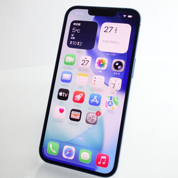 �ڥ���󥯡�iPhone13 128GB �֥롼 ����100�� �������¡� �ե��ꥫNG