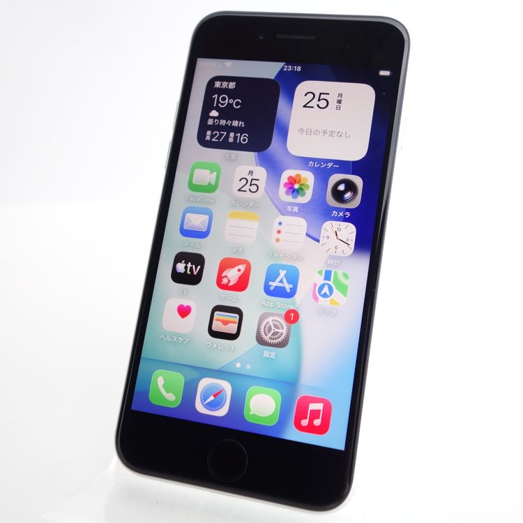 ��SIM�ե꡼��iPhoneSE2 64GB �ۥ磻�� ����91�� �������¡�