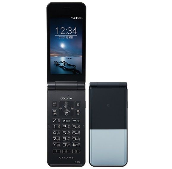 ムスビー｜【SIMフリー】arrowsケータイ F-03L ブラック 未使用品 利用 