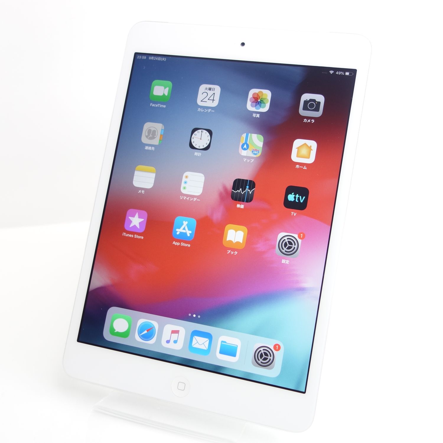 ムスビー｜【7.9インチ】iPad mini Retina 16GB シルバー 電池82％ au 