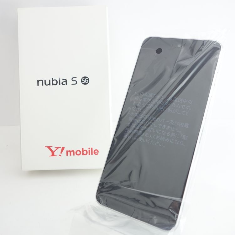 ��SIM�ե꡼��nubia S 5G A403ZT �ۥ磻�� �������¡� Y!mobile��