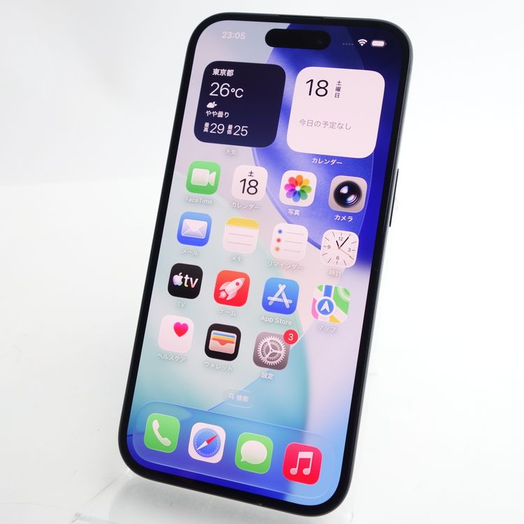 ��SIM�ե꡼��iPhone15 128GB �֥�å� ����85% �������¡�