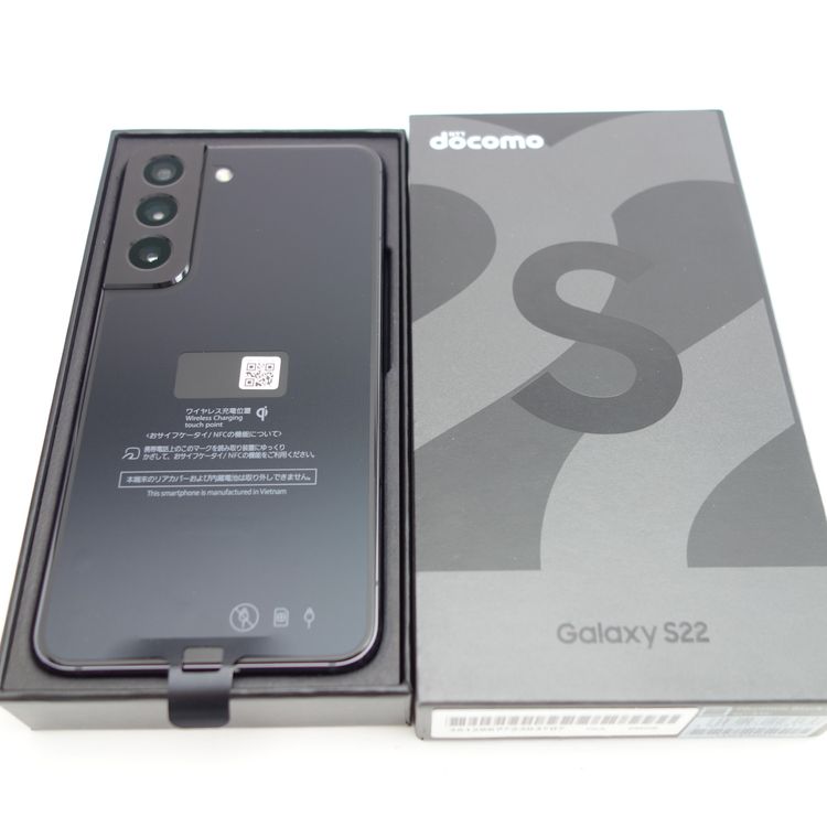 ��SIM�ե꡼��Galaxy S22 256GB SC-51C �ե���ȥ�֥�å� ���������ݾ�