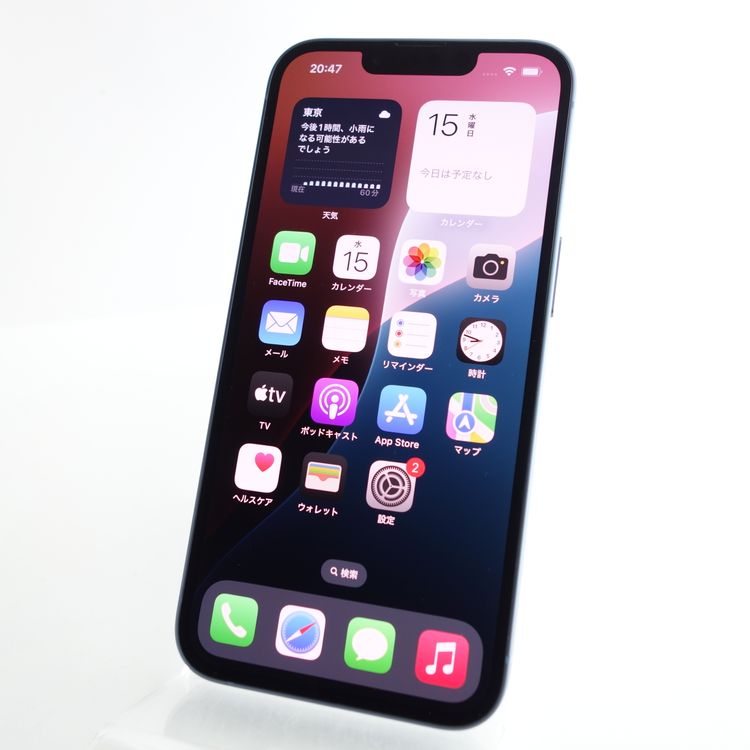 SIMե꡼iPhone14 128GB ֥롼 100 ݾ