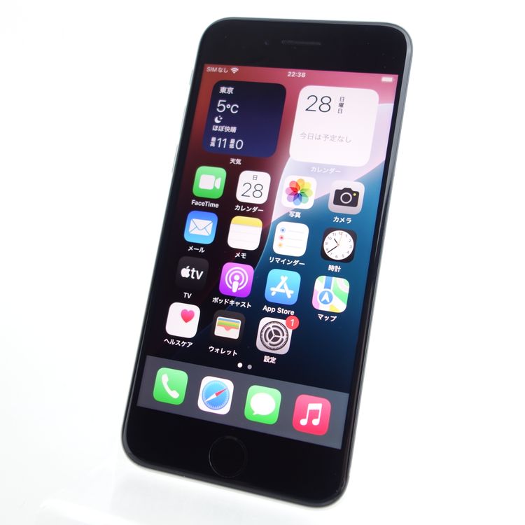 ��SIM�ե꡼��iPhoneSE2 64GB �ۥ磻�� ����92�� �������¡�