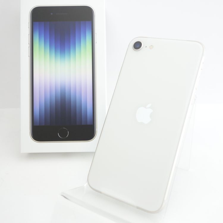 ��SIM�ե꡼��iPhoneSE3 64GB �������饤�� ̤������ �������¡�