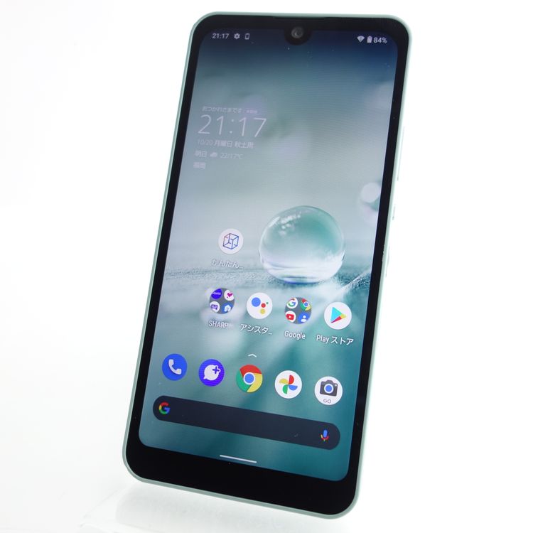 【SIMフリー】AQUOS wish SHG06 オリーブグリーン 利用制限〇
