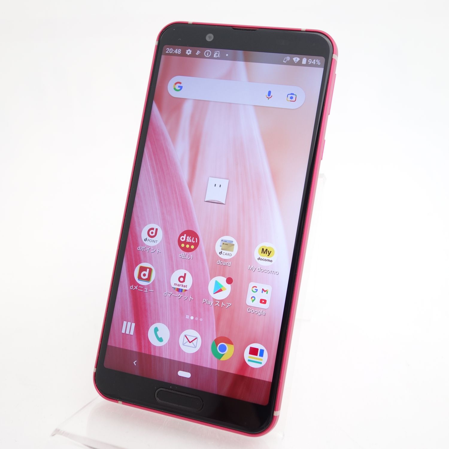 ムスビー｜【SIMフリー】AQUOS sense3 SH-02M ディープピンク docomo版  