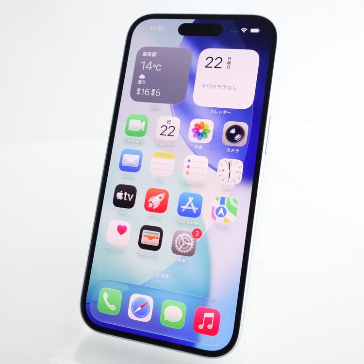 ��SIM�ե꡼��iPhone15 128GB �֥롼 ����90% Apple���ȥ���