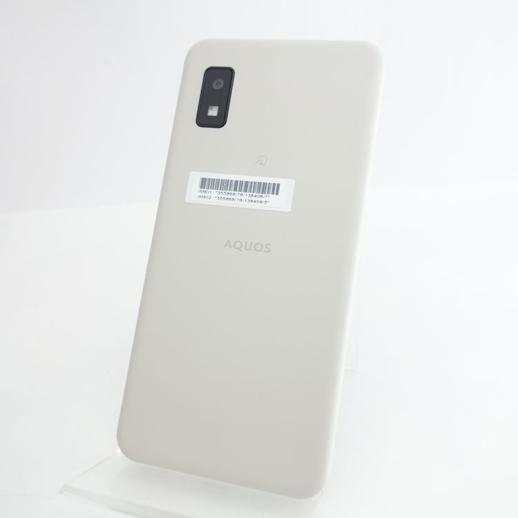 【SIMフリー】AQUOS wish A104SH アイボリー 利用制限〇 Y!mobile版