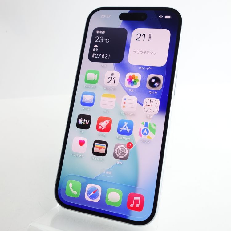 ��SIM�ե꡼��iPhone15 128GB �֥롼 ����100% ������SIM�ե꡼