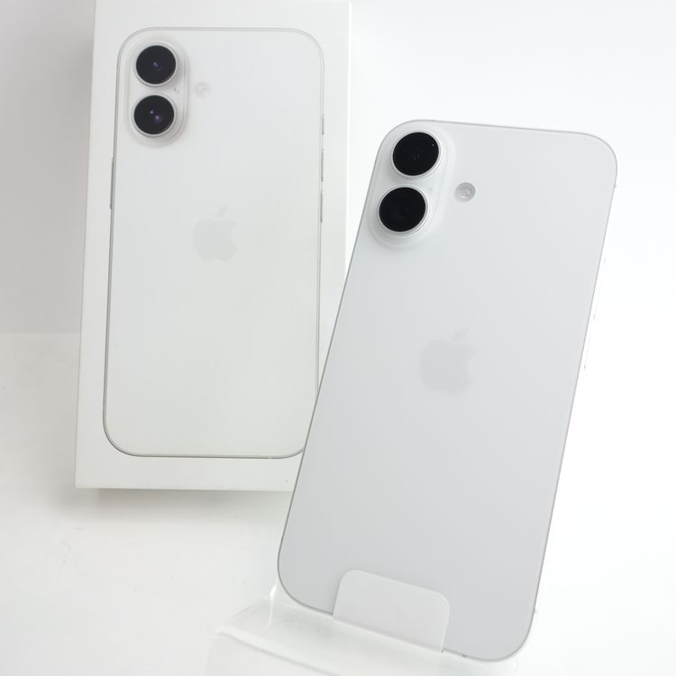 ��SIM�ե꡼��iPhone16 128GB �ۥ磻�� ����100�� Apple���ȥ���