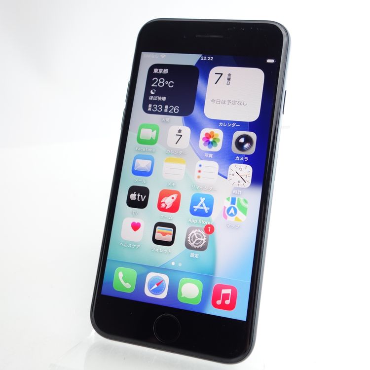 ��SIM�ե꡼��iPhoneSE3 64GB �ߥåɥʥ��� ����82�� �������¡�