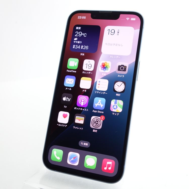 SIMե꡼iPhone14 128GB ֥롼 97 ݾ