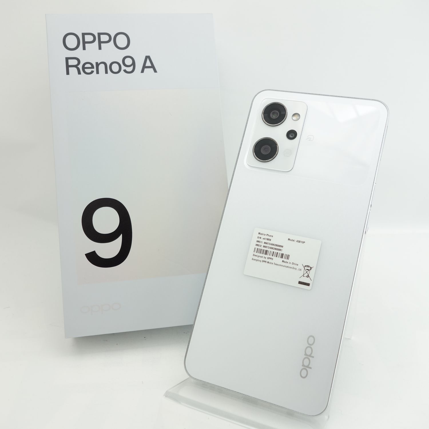 ムスビー｜【SIMフリー】OPPO Reno9 A A301OP ムーンホワイト 利用制限  