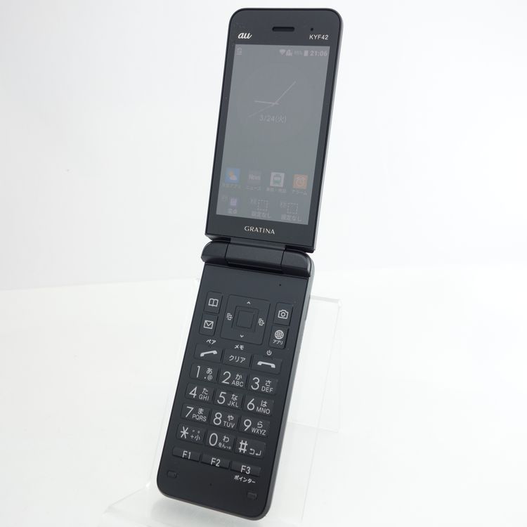 ��SIM�ե꡼��GRATINA KYF42 �֥�å� �������¡� 4GLTE��������