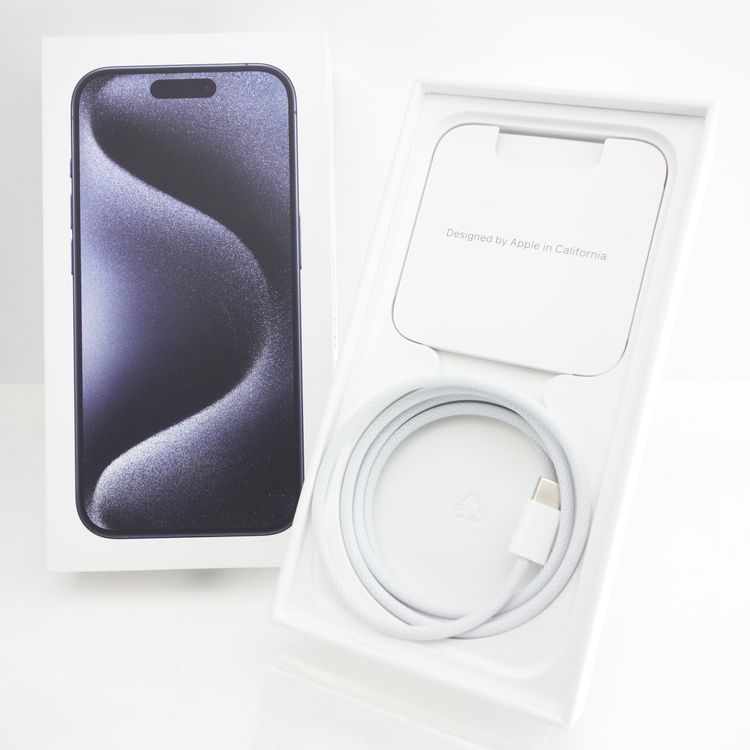 【SIMフリー】iPhone15 Pro 128GB ブルーチタニウム 電池89% Apple版
