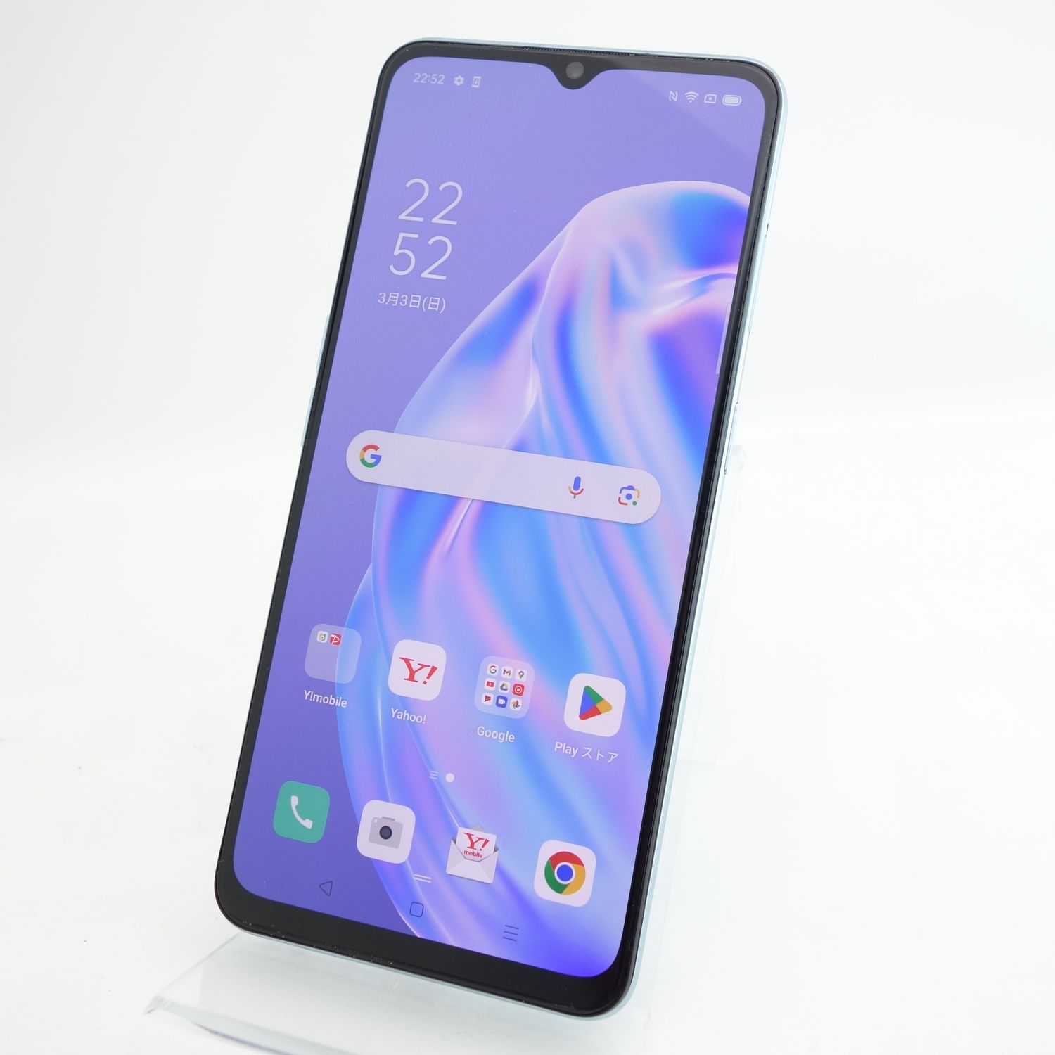 白2台 OPPO のみこん Reno3A Ymobile版 