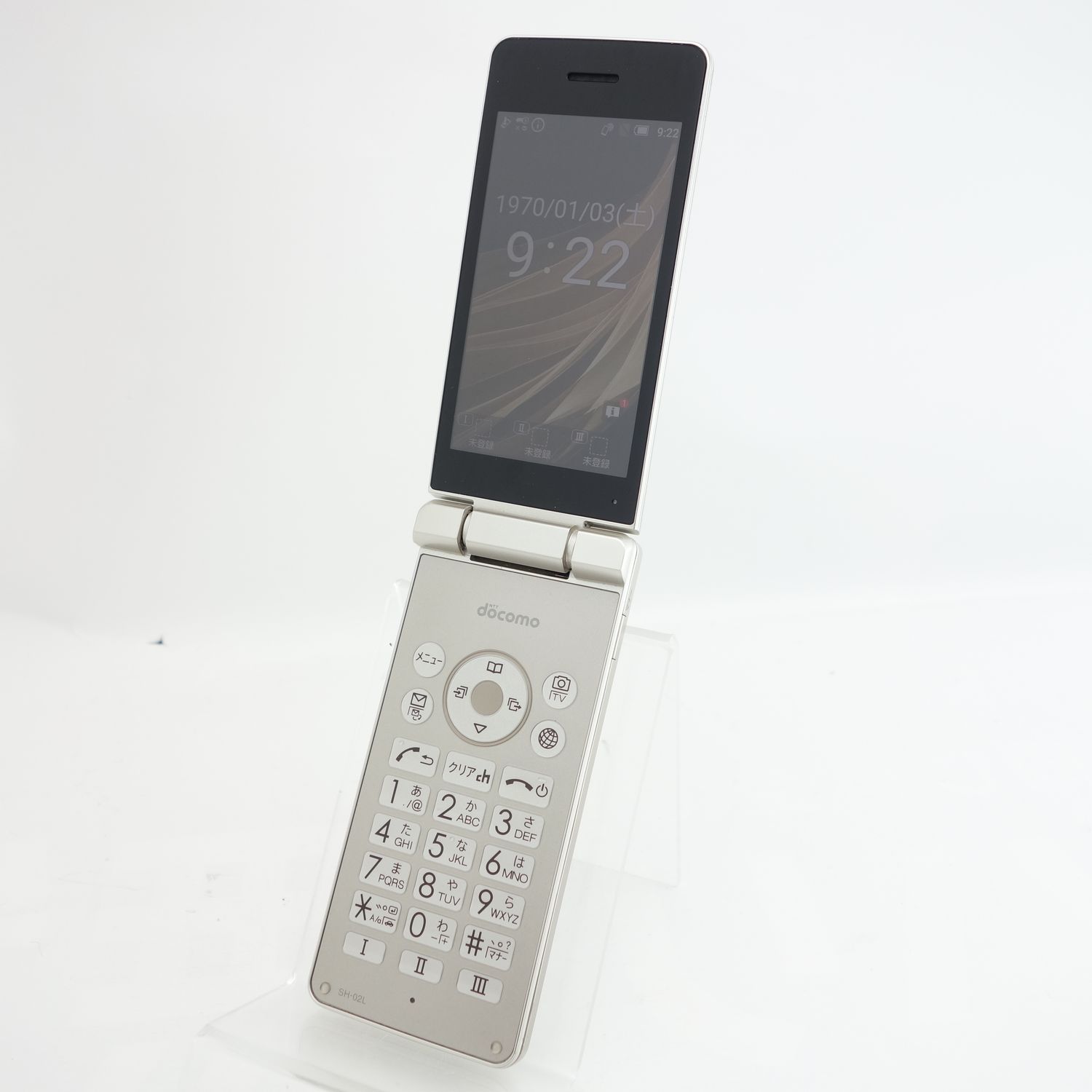 ムスビー｜【SIMフリー】AQUOS ケータイ SH-02L ゴールド docomo版SIM  