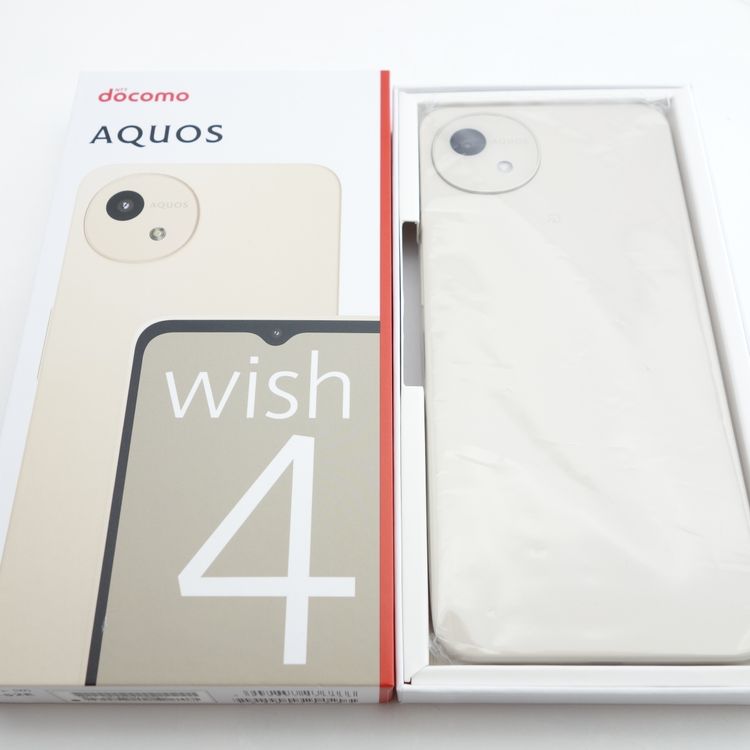 ��SIM�ե꡼��AQUOS wish4 SH-52E �ۥ磻�� �������¡� docomo��