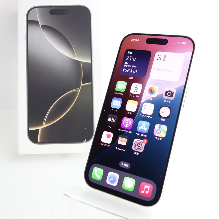 SIMե꡼iPhone16 Pro 128GB ʥ˥ 100
