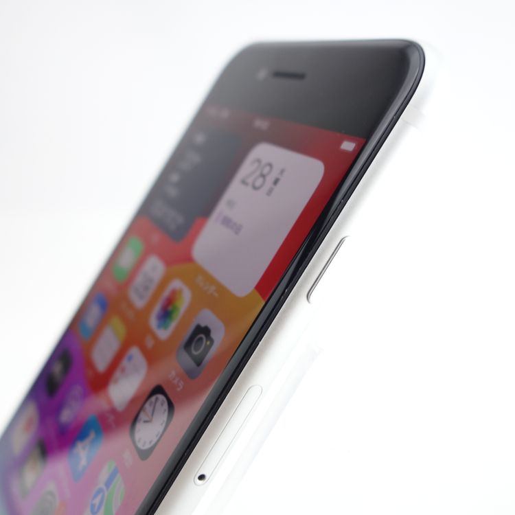 ��SIM�ե꡼��iPhoneSE2 128GB �ۥ磻�� ����90�� �������¡�