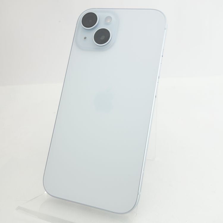 【SIMフリー】iPhone15 256GB ブルー 電池99% Appleストア版