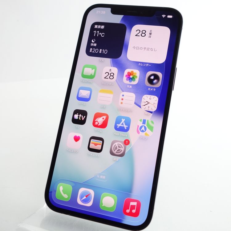 ��SIM�ե꡼��iPhone12 Pro Max 128GB �ѥ��ե��å��֥롼 ����100��