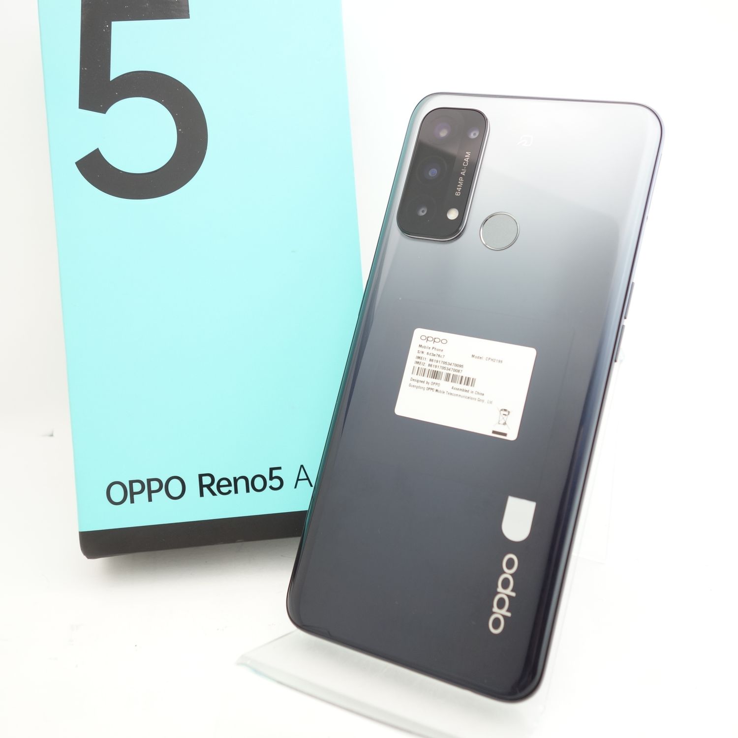 ムスビー｜【SIMフリー】OPPO Reno5 A CPH2199 シルバーブラック 利用 